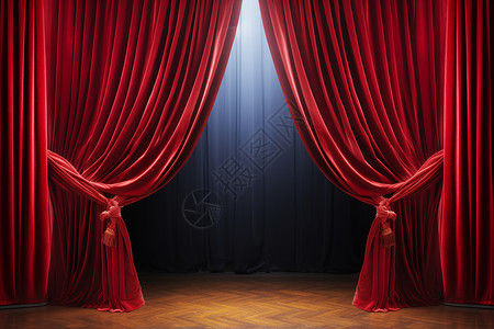 帘子图片红色幕布的艺术展背景