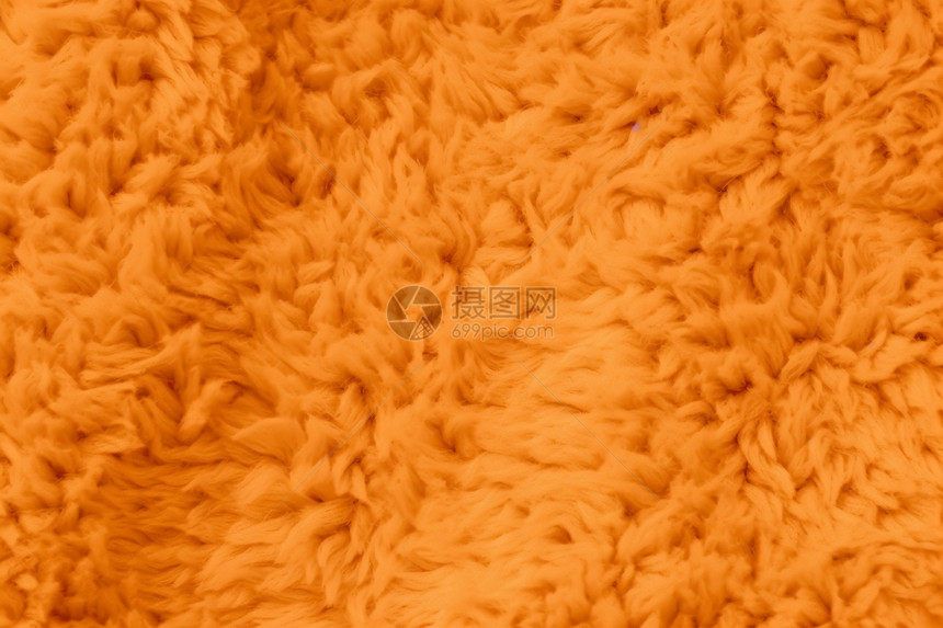 毛茸茸的橙色毯子图片