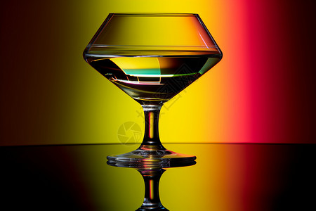 玻璃杯中的水背景图片
