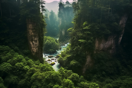 峰峦叠嶂背景图片