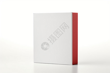 立体盒子标题框立体的白色盒子背景