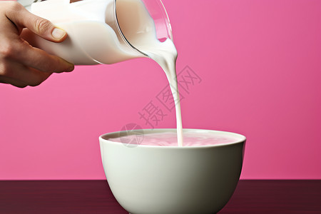 健康浓郁的牛奶背景图片