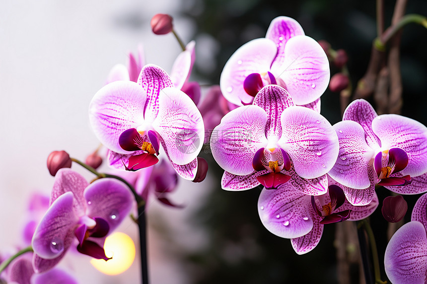 紫色的美丽花朵图片