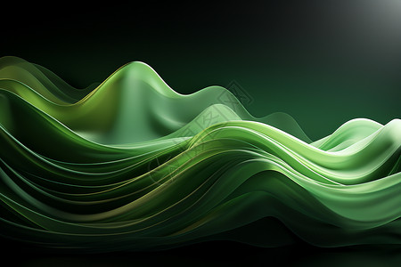 绿色运动感波浪背景背景图片
