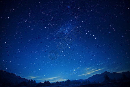 星座天夜空中的北斗星背景