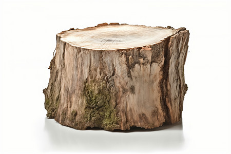 一根树桩木质林木高清图片