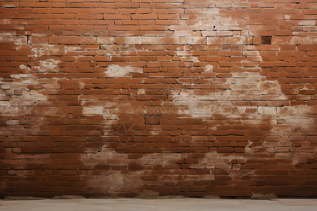 斑驳的砖墙背景图片