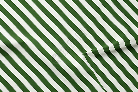 绿白斜条纹布料背景图片
