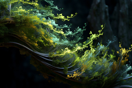 迷梦中的森林设计图片