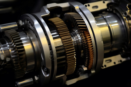 零件构造齿轮构造的发动机零件背景