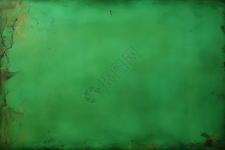 绿色开裂墙壁背景图片