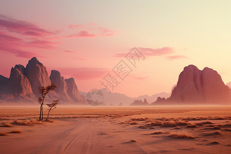 沙漠之謎幻彩西部世界高清图片