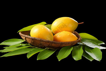 清新多汁的芒果图片