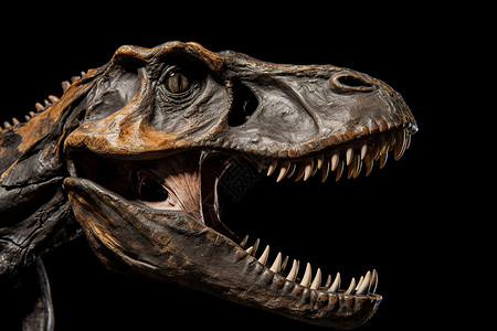 霸王龙的化石图片