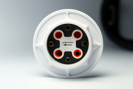 白色的电压插座背景图片
