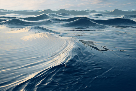 大海的波浪图片