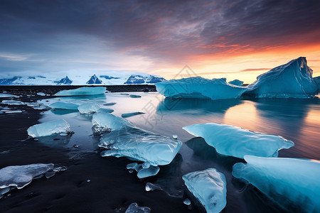 极地冰川极地海洋高清图片