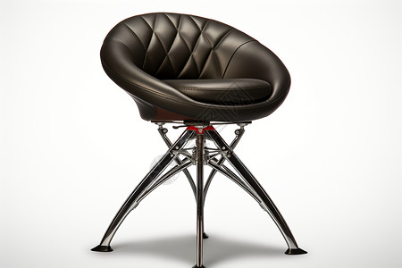 现代黑色皮革座椅图片