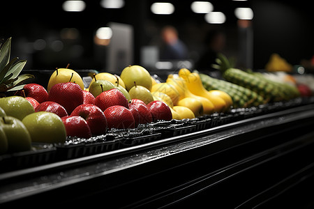 超市里的蔬菜水果图片