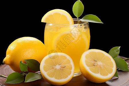 清新酸爽的柠檬饮料图片