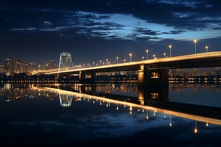 夜景瑰丽背景图片