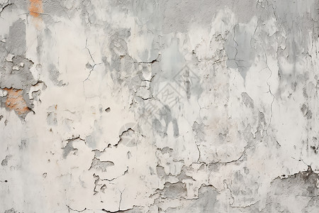 灰色油漆磨损的老旧墙壁背景背景