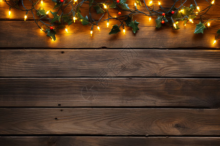圣诞树装饰灯创意背景背景图片