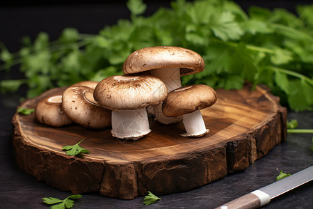 美味开胃的蘑菇图片