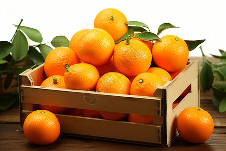甜美的橙子背景图片