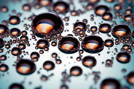 桌面水滴素材微观水滴特写设计图片