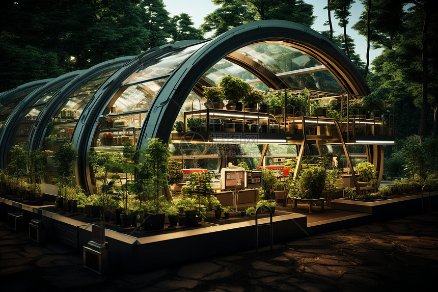 太阳能未来花园图片