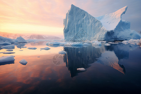 海上的冰山图片