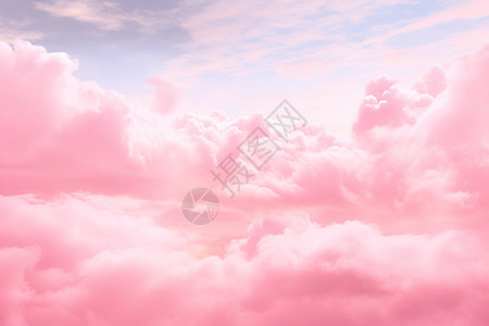 粉色云彩天空云景的高清图片