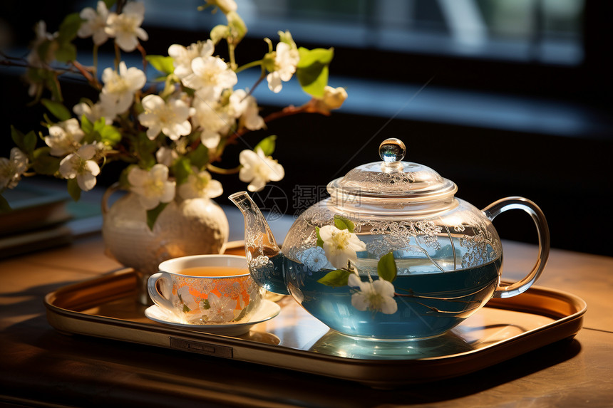 花香四溢的茶艺世界图片