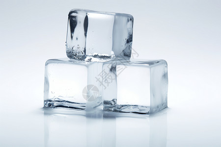 冰结立方体半透明冰结高清图片