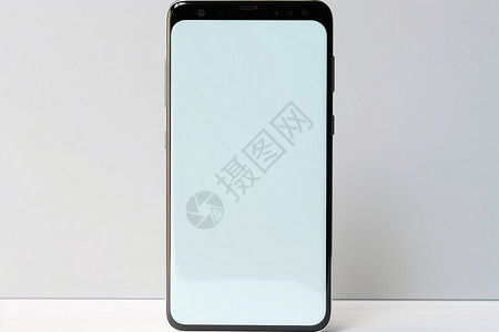 iphonex手机框白色屏幕的无边框手机背景