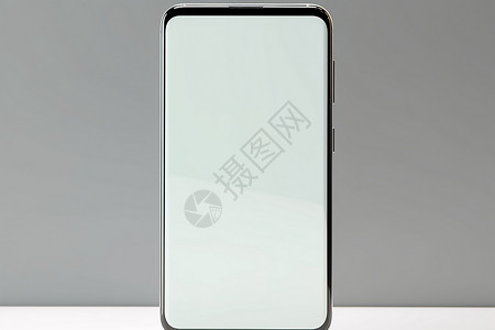 iphonex手机框现代科技展示的无边框手机背景