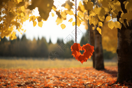 秋天的浪漫背景图片