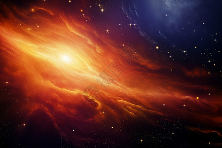 天文学的浩瀚宇宙中的强烈光照设计图片