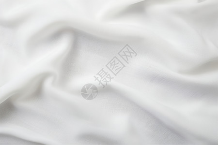 白色织物白色丝绸纹理背景背景