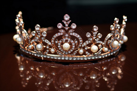 璀璨的美丽皇冠背景图片