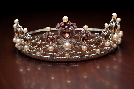 珍贵的宝石皇冠背景图片
