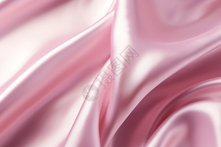 丝滑的粉色丝绸背景图片