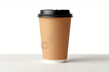 桌面上的咖啡杯设计背景图片