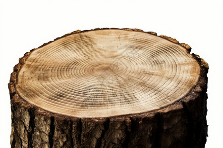 树桩上的年轮背景图片