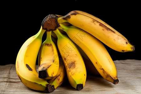 金黄的香蕉背景图片