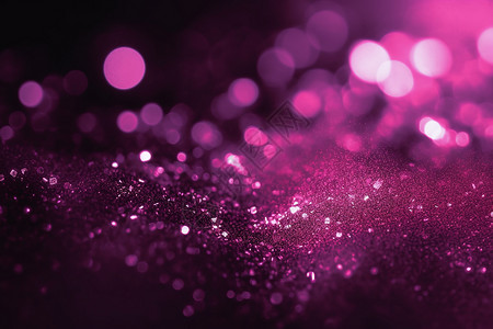 璀璨的紫色光影装饰背景图片