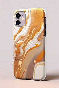 现代艺术美感的水波纹手机壳背景图片