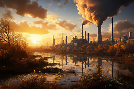 工厂的环境背景图片