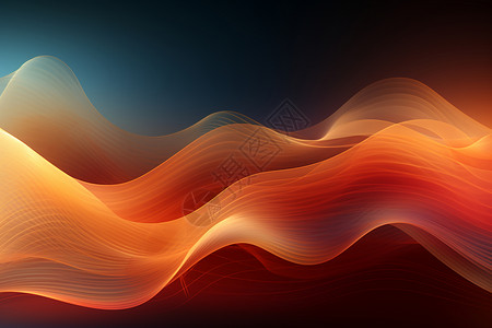 爆炸形态波形柔和的光线设计图片